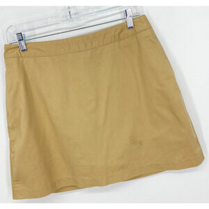 Womens Adidas Size 6 Length 16" Golf/Tennis Stretch Khaki Skort Athleisure 1336